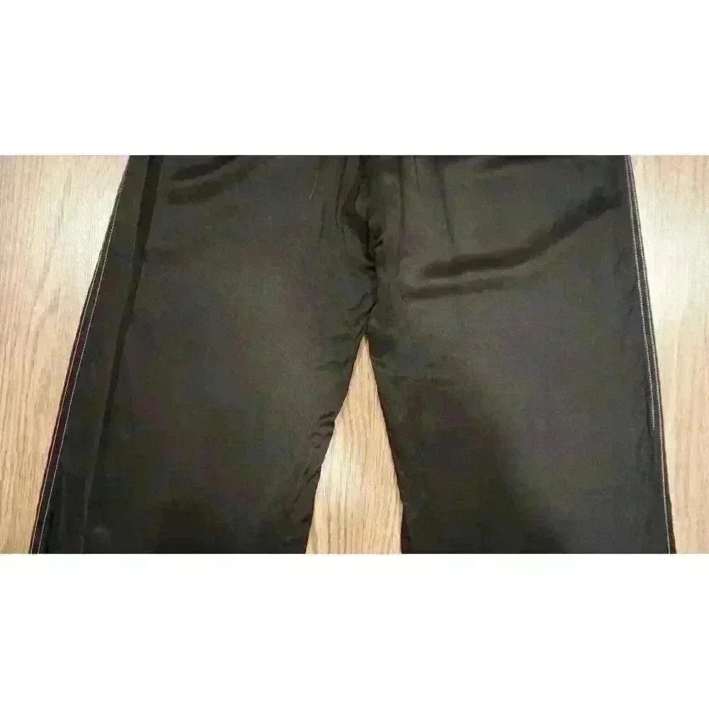 All Saints Women's Charli Silk Blend Trouser Black Pants, Size 2 - Picture 9 of 13